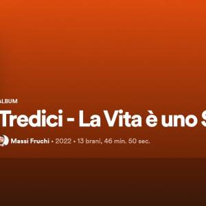 'Tredici - La Vita è uno Spettacolo' Spotify
